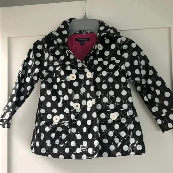 Pumpkin Patch dot raincoat - Picture 1 of 4